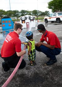 Image depicting Fire Exploeres with child
