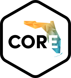 Graphic depicting CORE logo