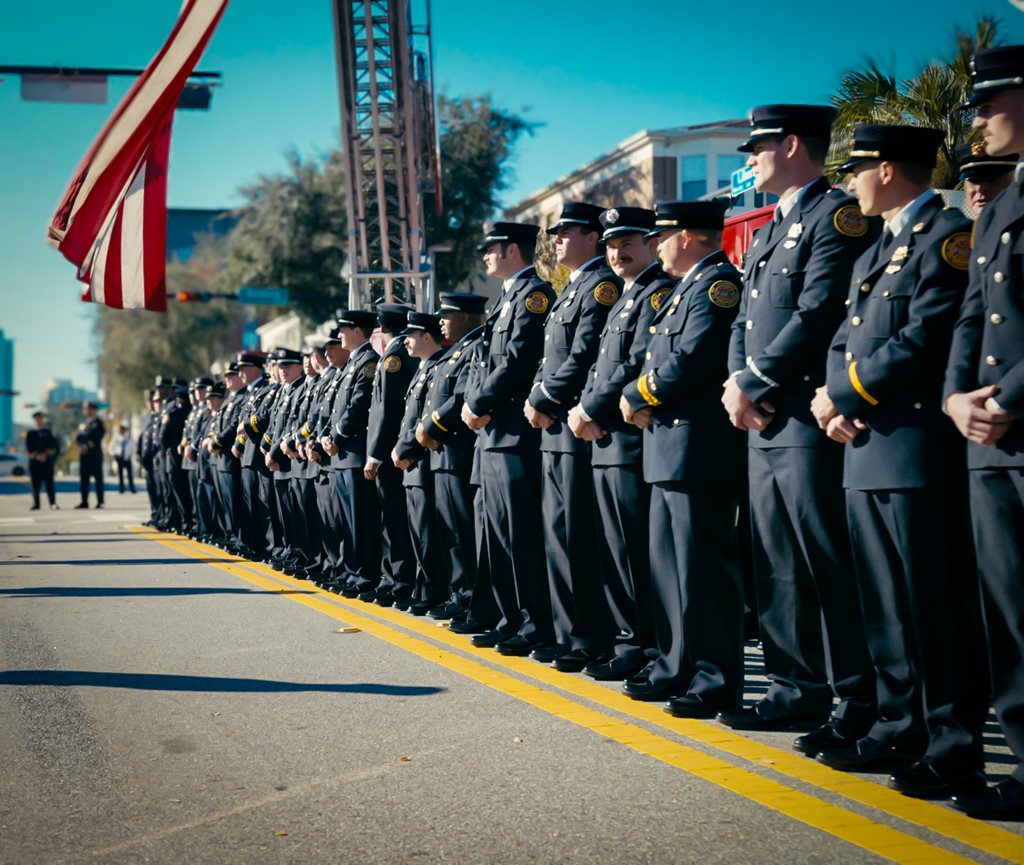 Photo of JFRD personnel in uniform