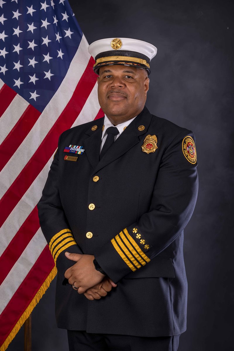 Photo of JFRD Director Fire Chief Percy Golden II